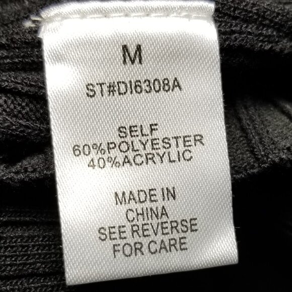 Better Be Women’s Medium Black Sweater Dress Citywear Business Party Warm - Picture 7 of 7